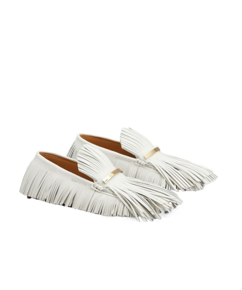 Tod's Tassel Business Dress Shoes In White
