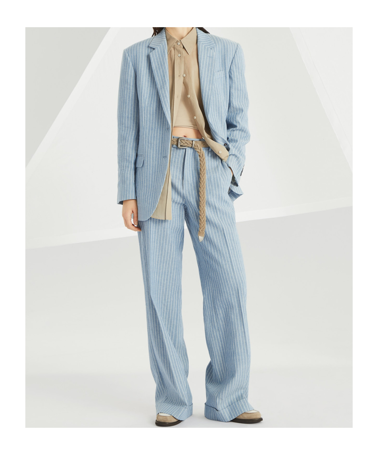 Brunello Cucinelli Monili-detail Twill Blazer