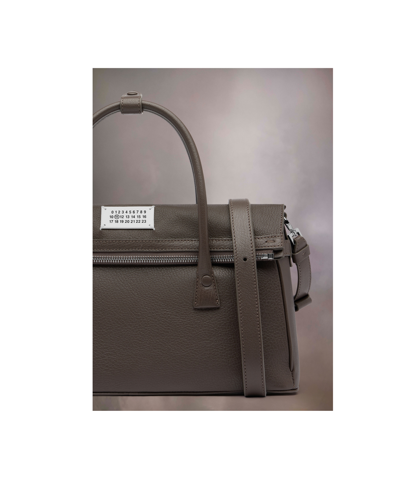 Maison Margiela Medium 5ac Leather Tote Bag In Black