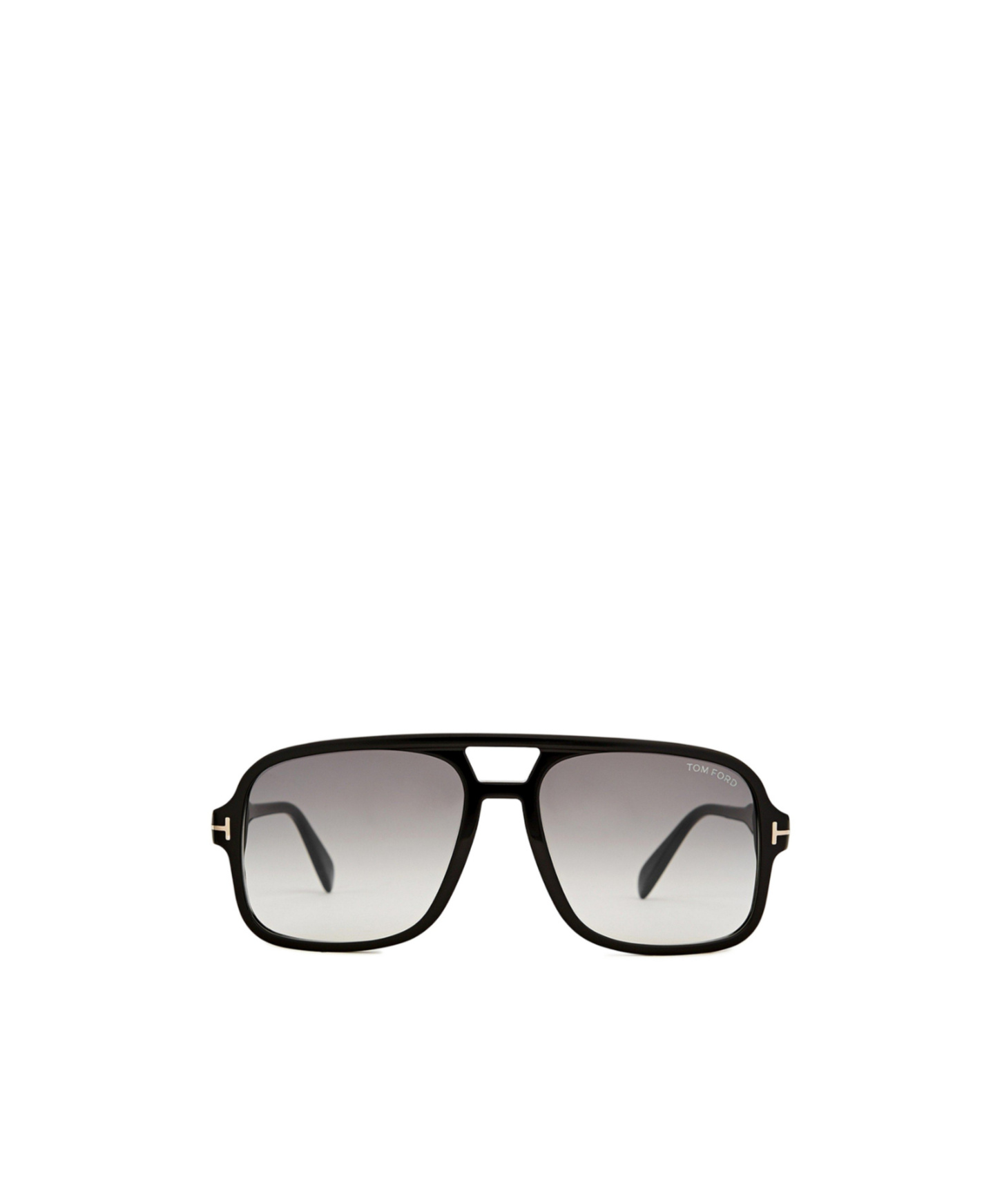 Tom Ford Double-beam Large-square Frame Sunglasses In Gray