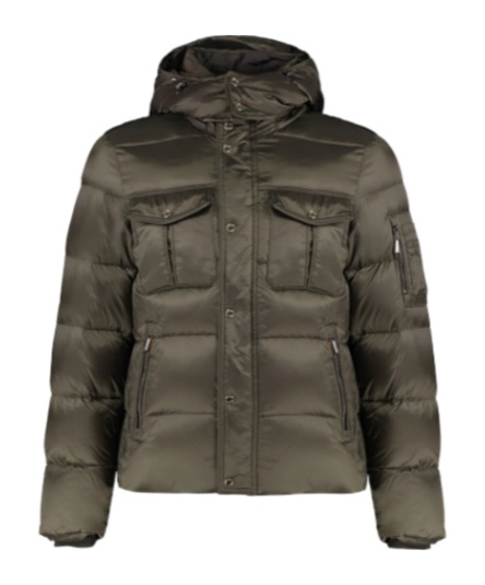 Moorer Nevio Hooded Down Jacket In Black