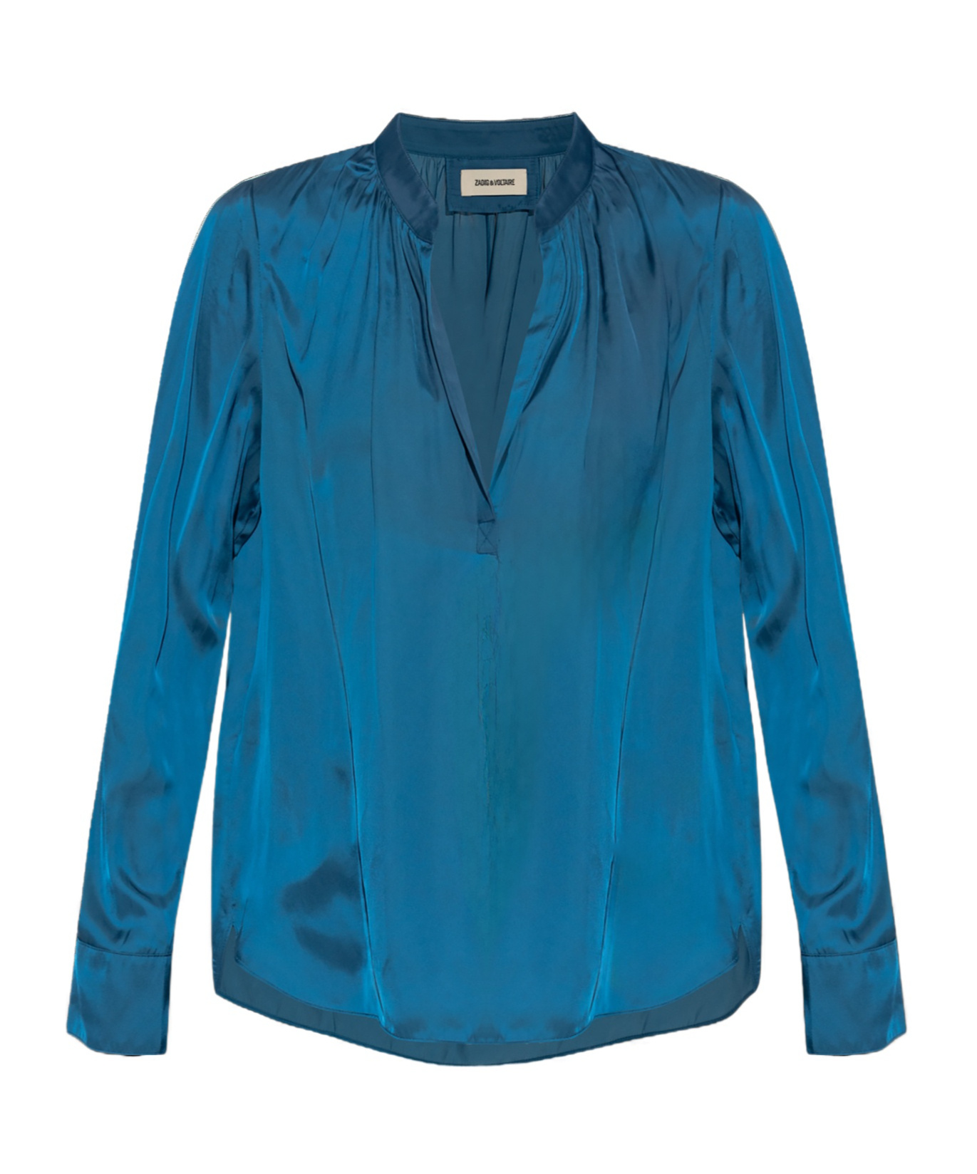 Zadig & Voltaire Long-sleeved Shirt In Blue
