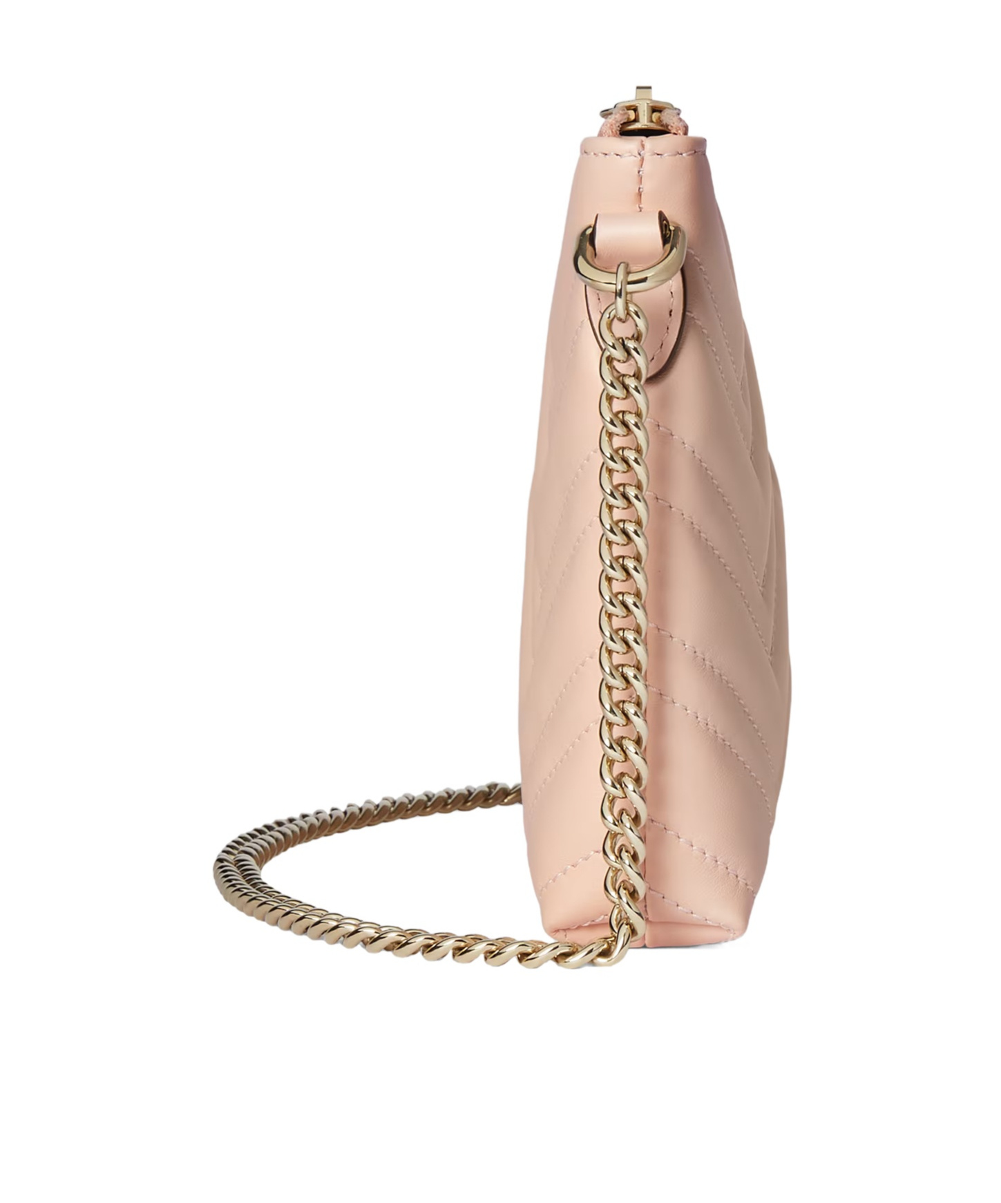 Gucci Gg Marmont Pochette With Chain In Pink