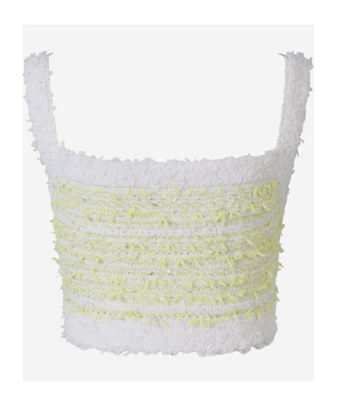 BALMAIN STRAPPY TWEED TOP
