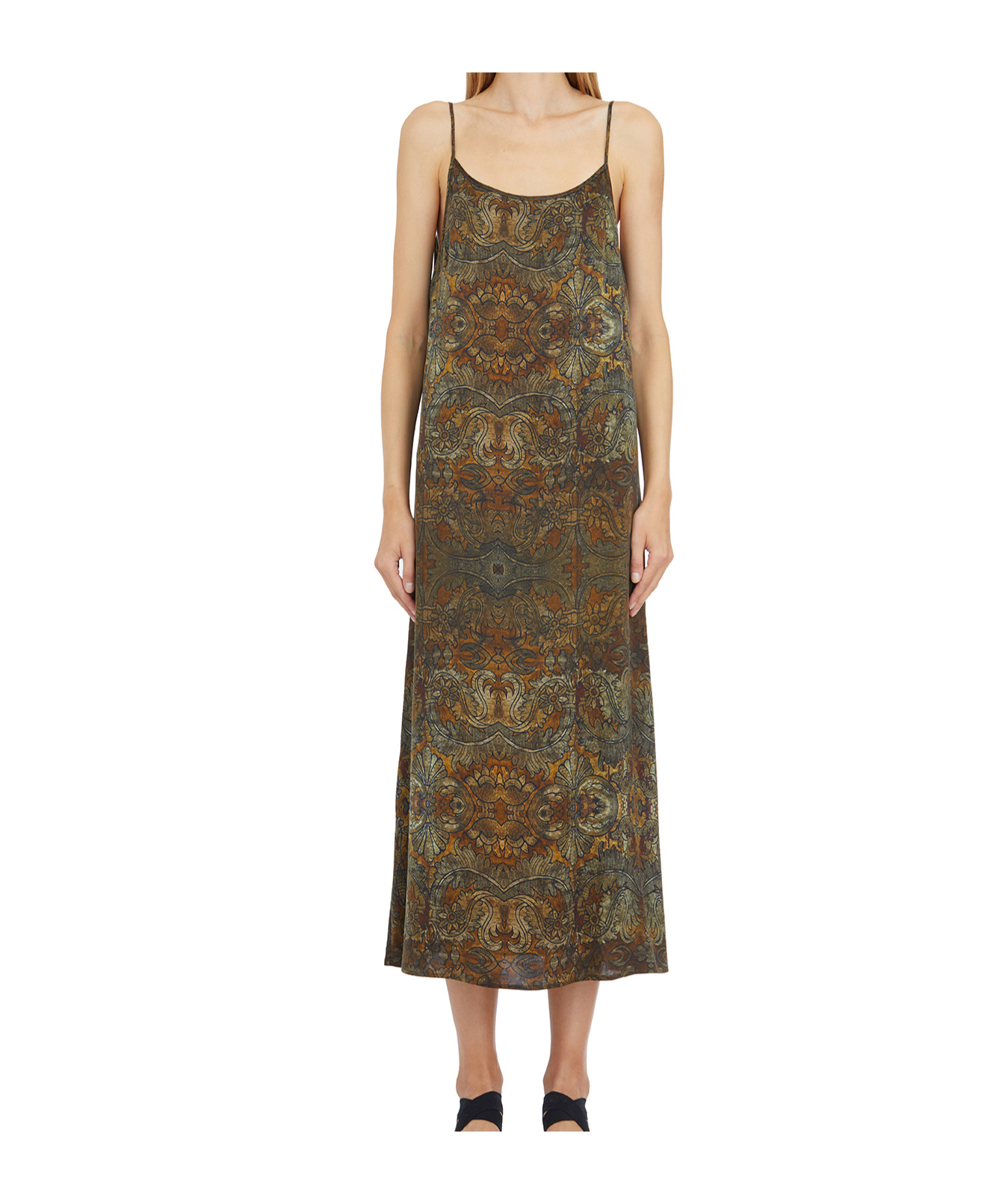 Shop Uma Wang Anaya Dress In Brown