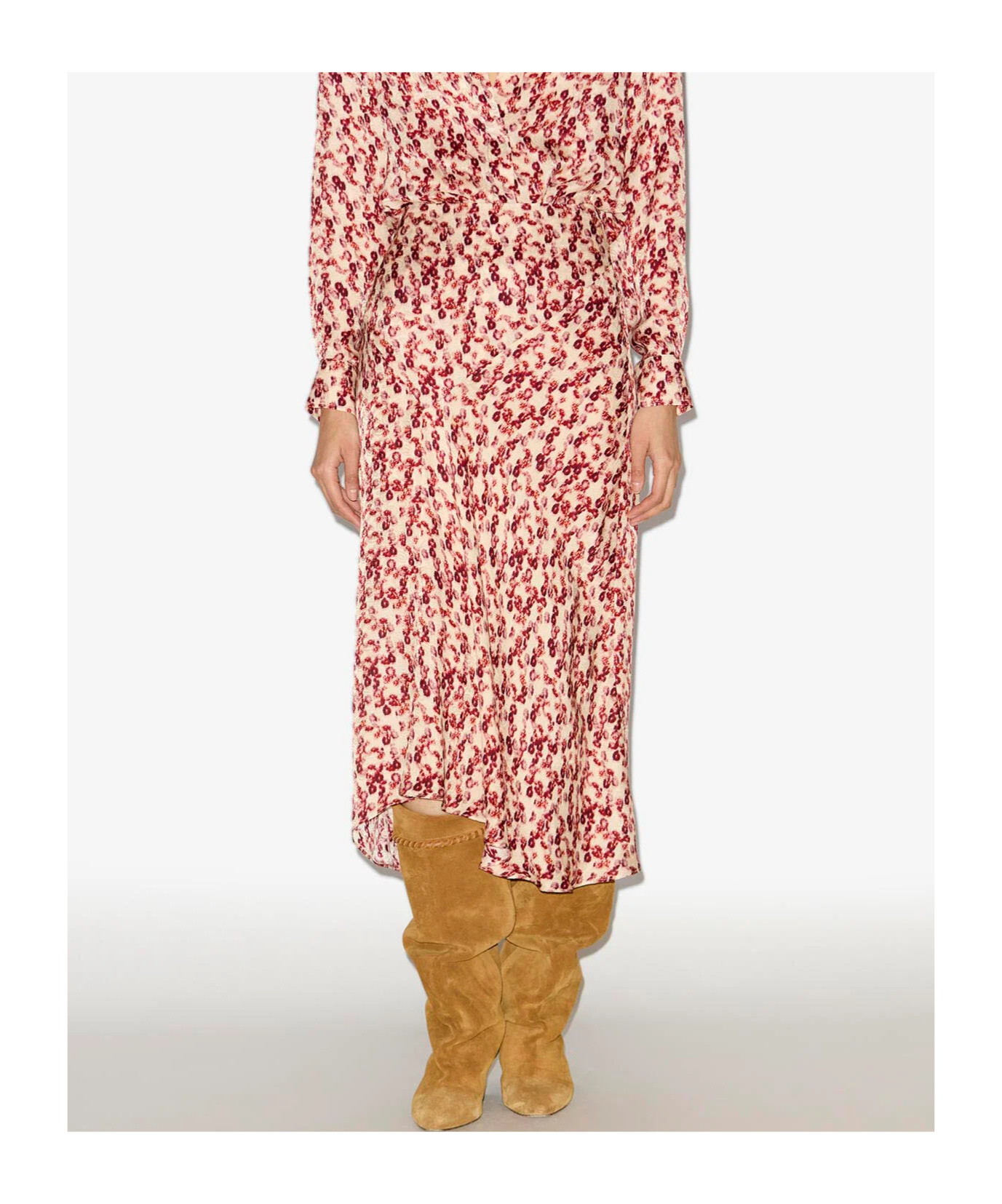 Isabel Marant A-line Floral Midi Skirt