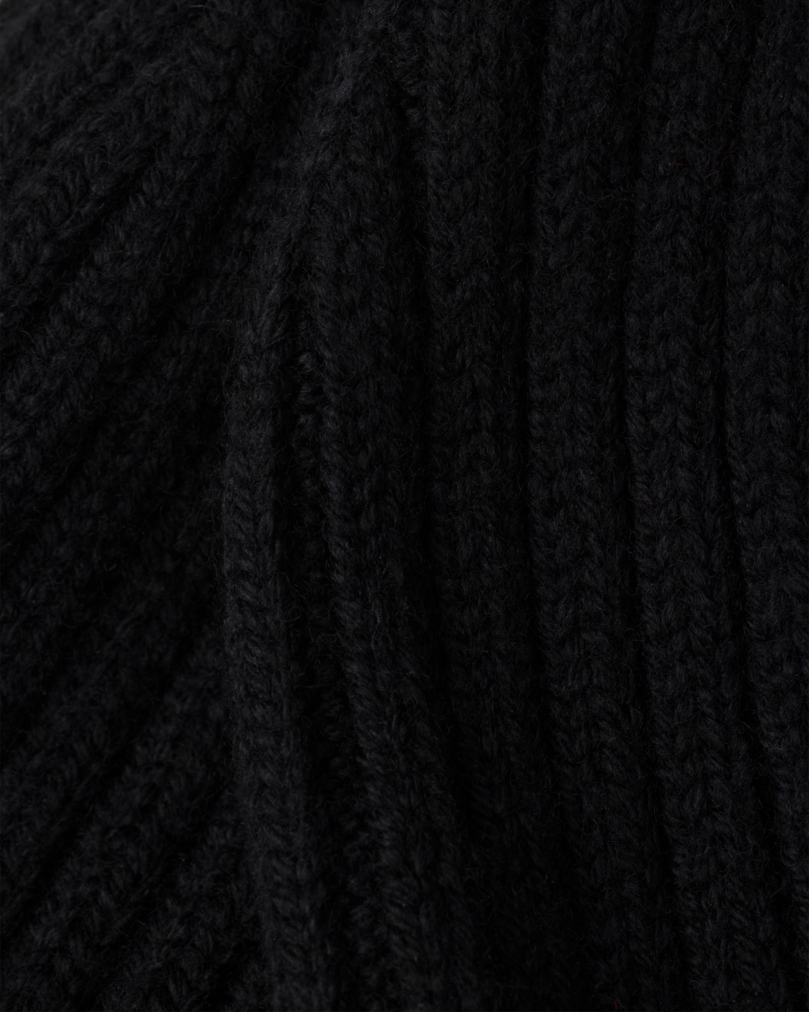 Prada Enamel-logo Wool Beanie In Black