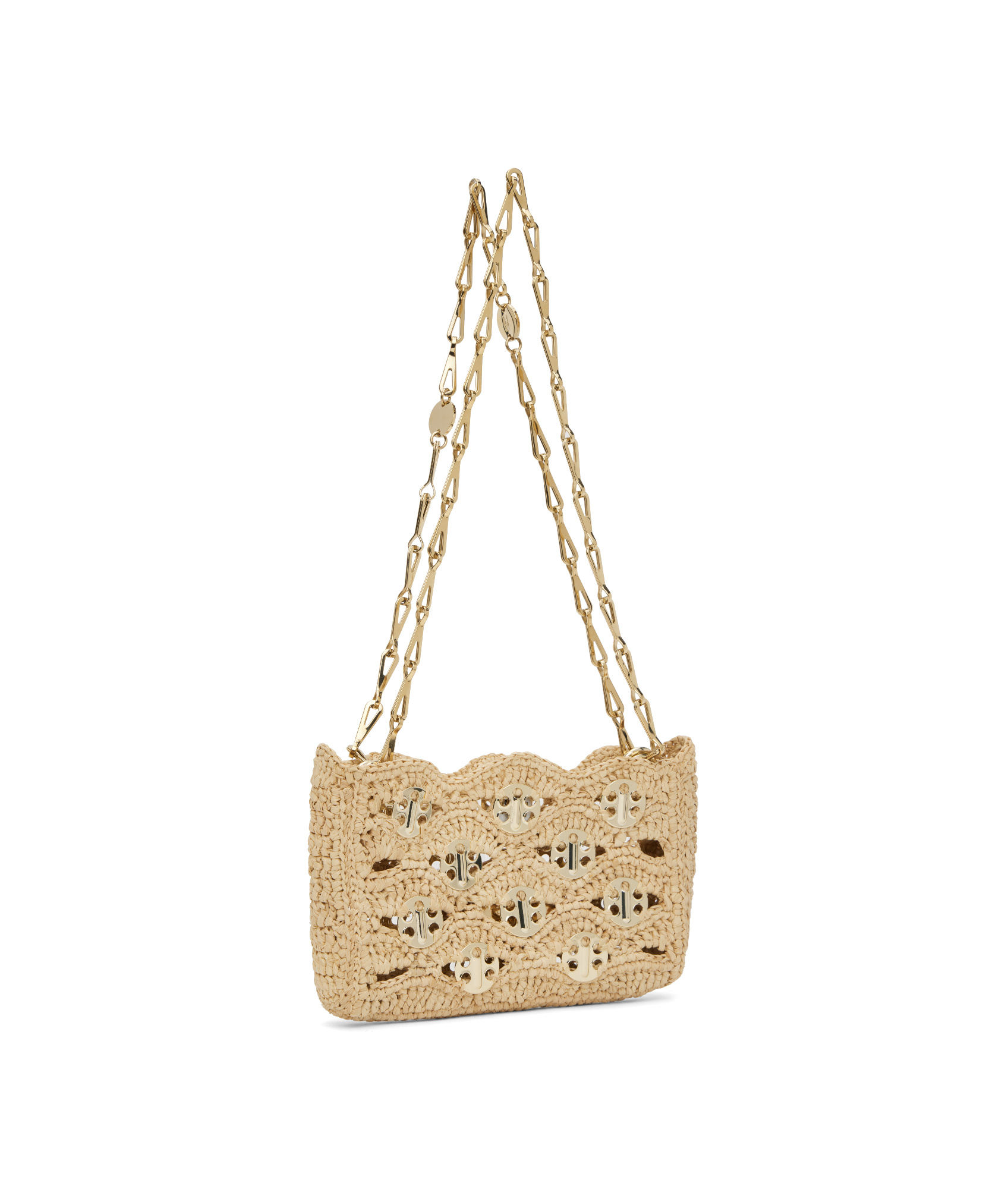 Rabanne Sac A Main Shoulder Bag In Nude