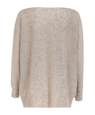 D Exterior Boat-neck Sweater In Pink