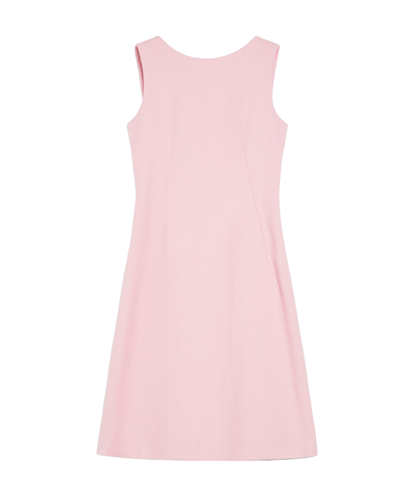 Weekend Max Mara Cotton And Linen Short Dress In Pink In Pink