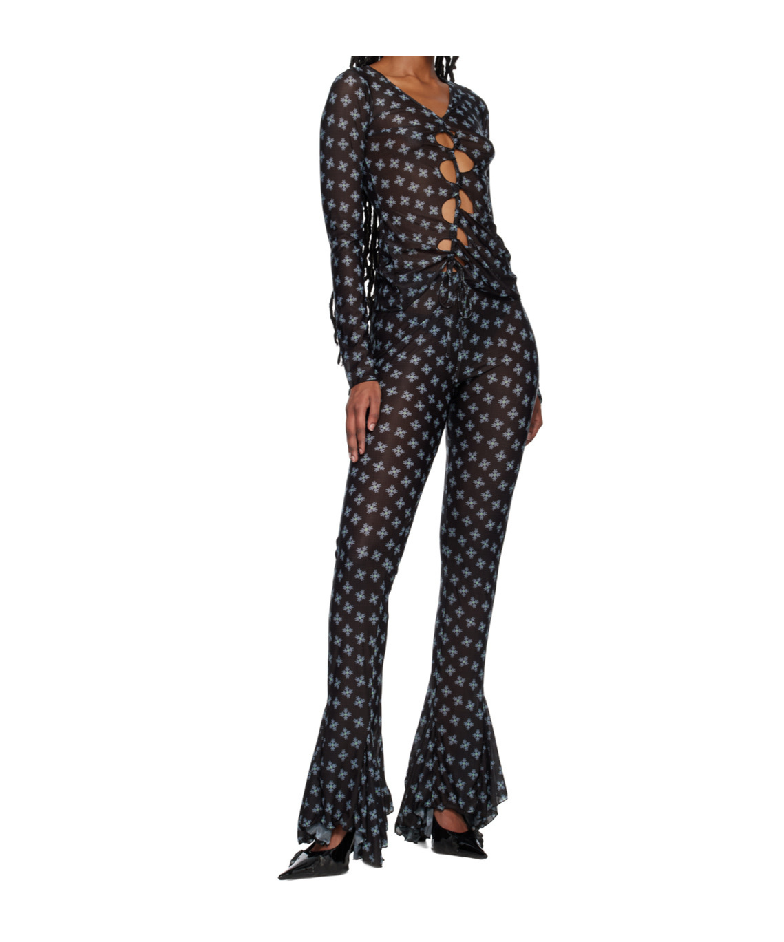 Avavav Ssense Exclusive Black Martha Trousers In Black