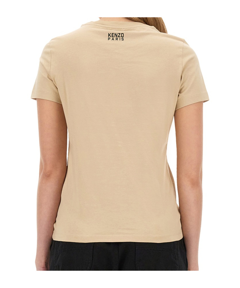 Kenzo Happy Tiger T-shirt In Nude