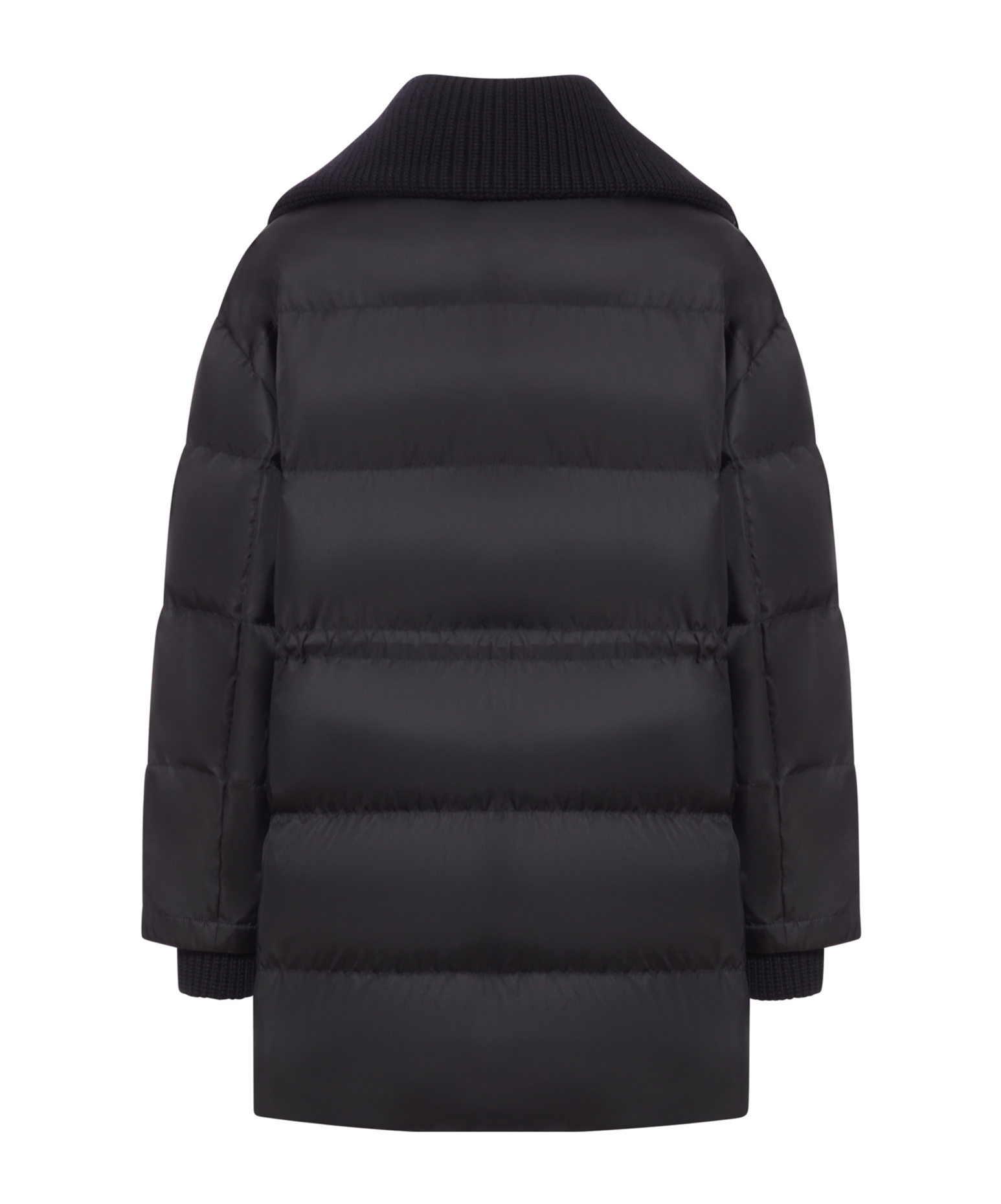 Gucci Padded Bomber Jacket With Gabardine Trim In Black