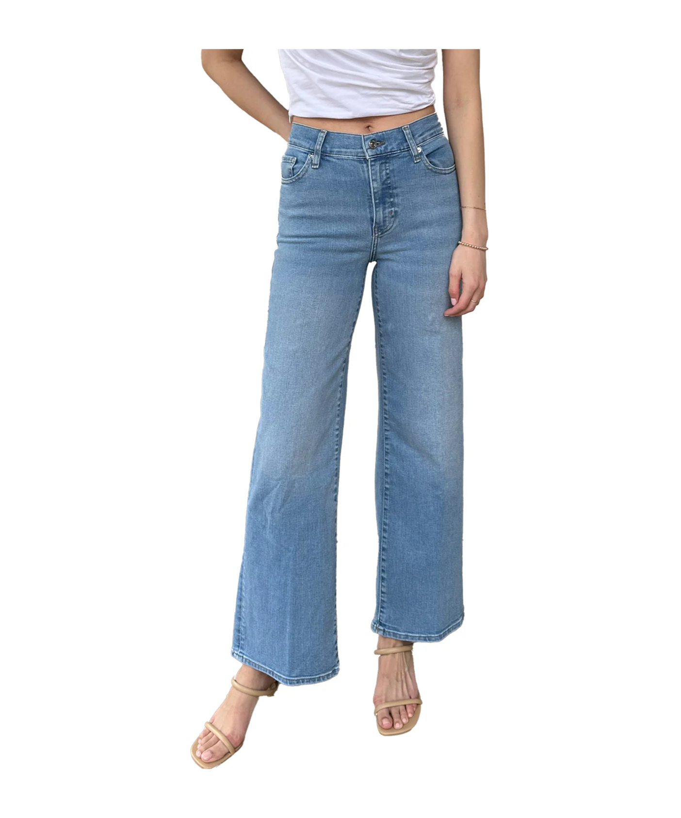 Frame Cotton-blend Jeans In Blue