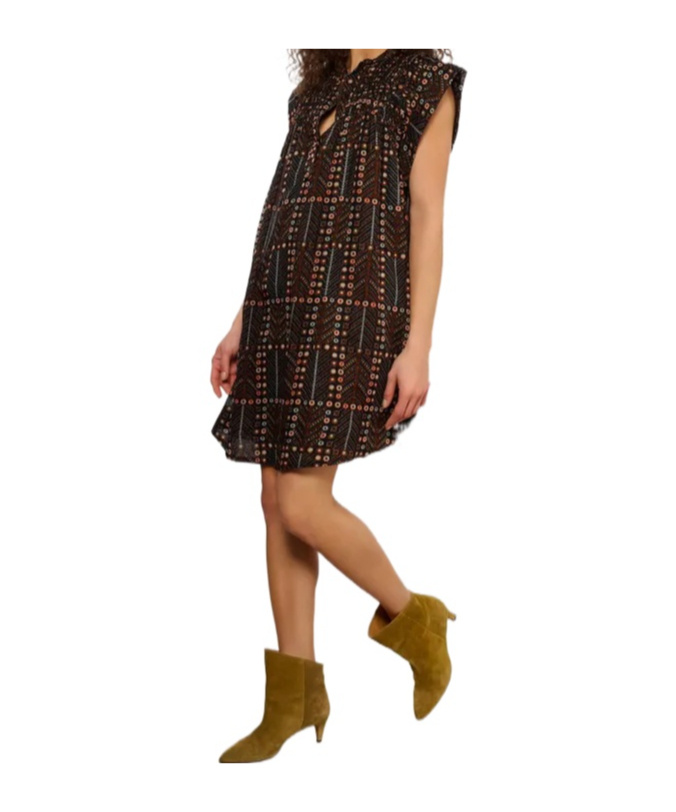 Isabel Marant Étoile Print Dress In Black