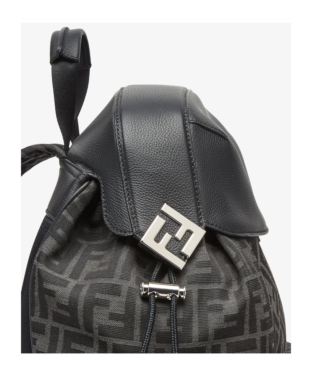 Fendi Drive Backpack In Black