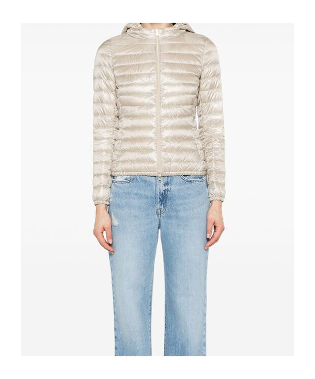 Herno Angela Quilted Puffer Jacket In Neutral