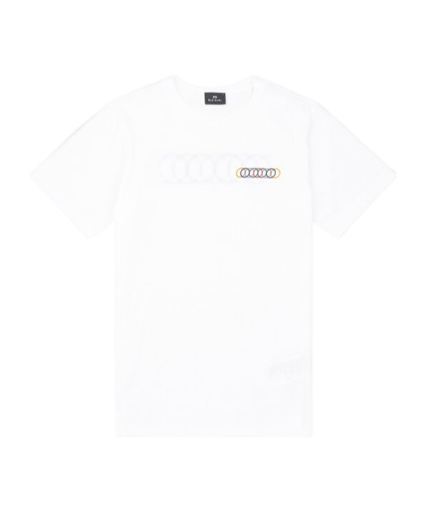 Shop Paul Smith Circle-print T-shirt In White