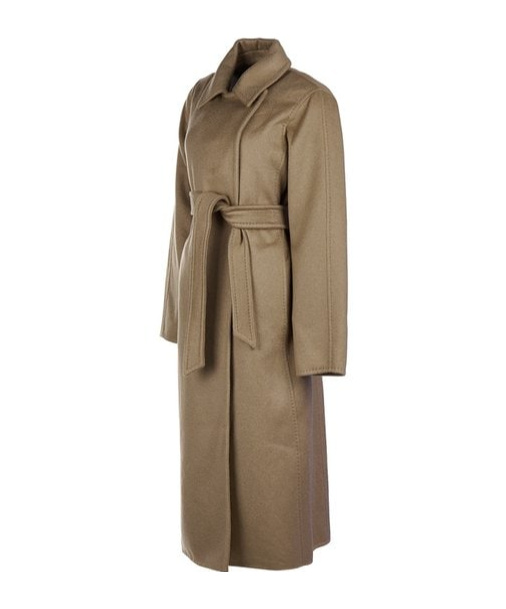 Max Mara Abito Chemisier Olimpia In Popeline Fango  Donna In Brown