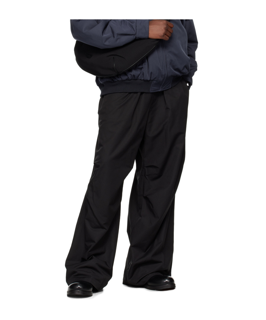 We11 Done Tucked Track Pants In Black