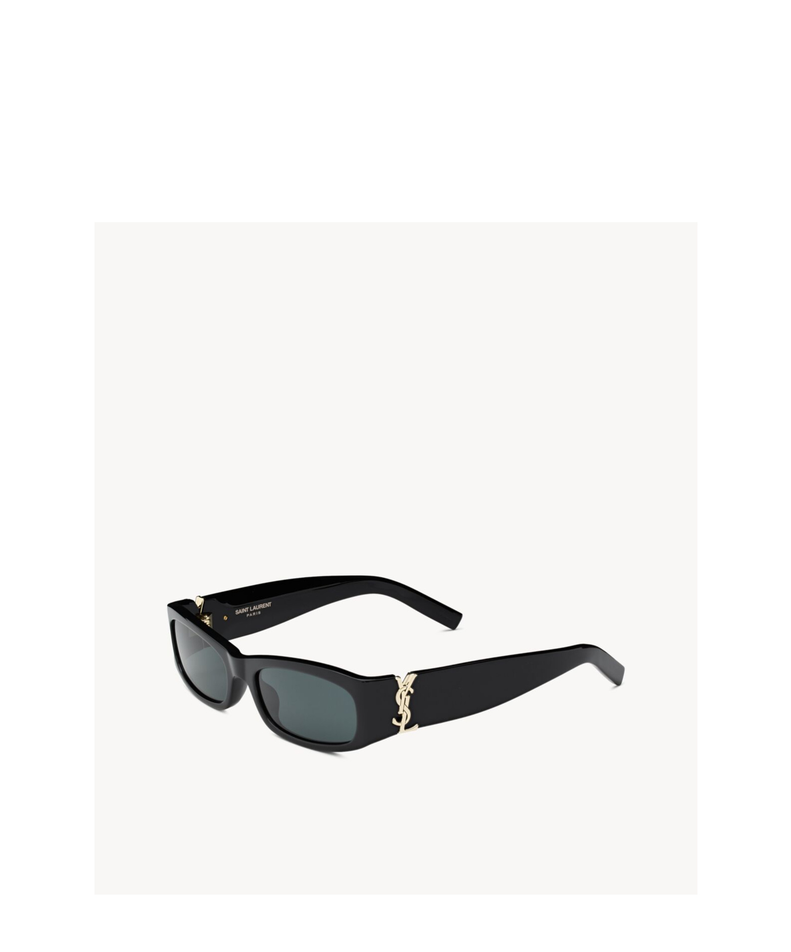 Saint Laurent Black Acetate Sl M152 Sunglasses In Black