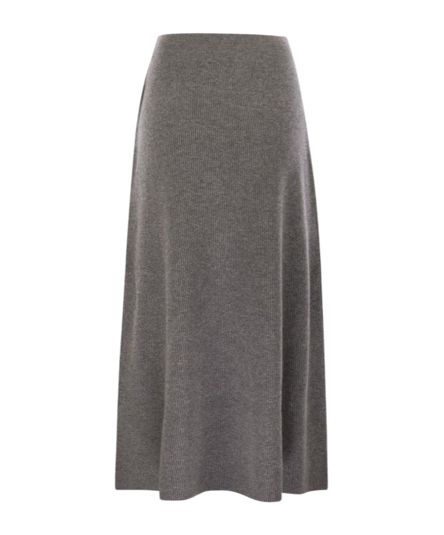 Fabiana Filippi Flared Skirt In Brown