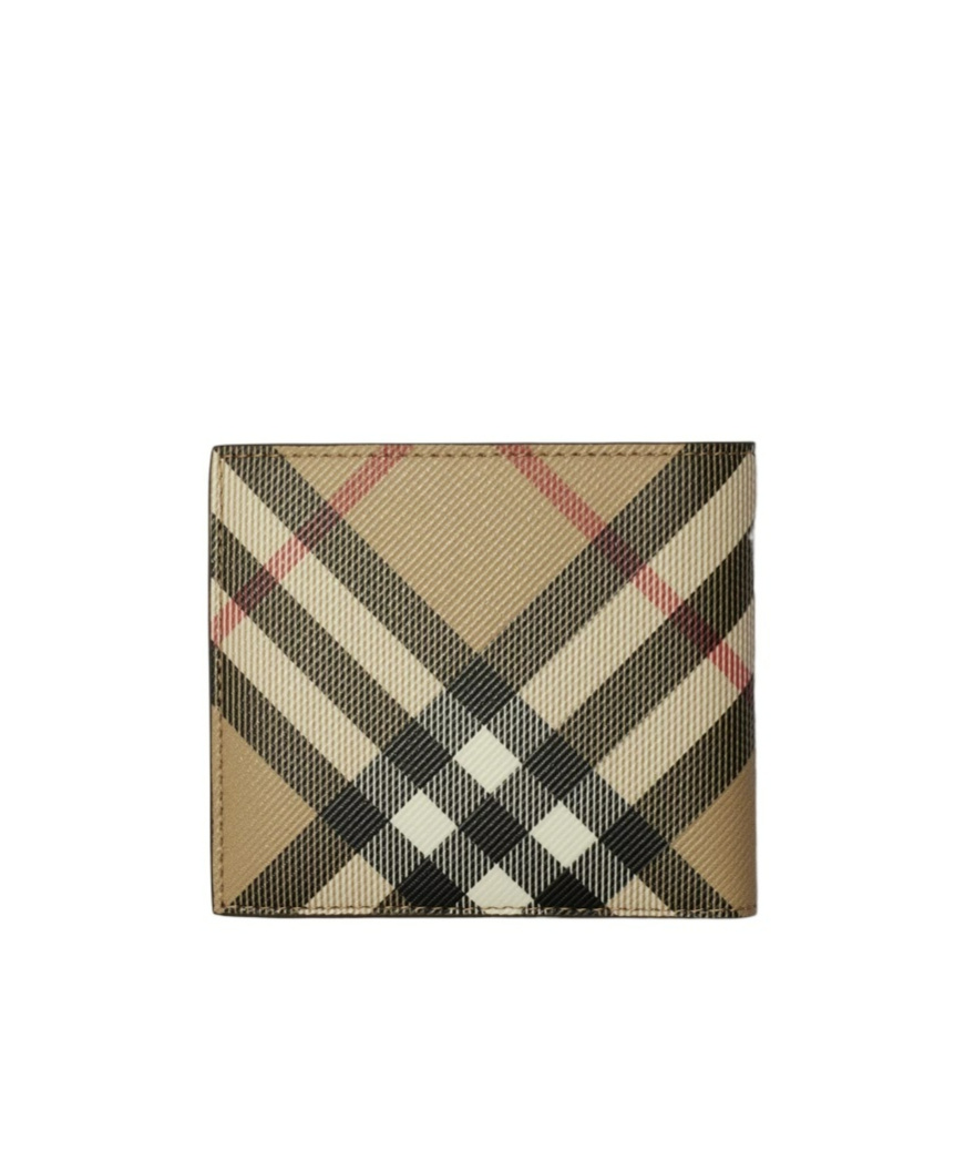 Burberry Vintage Check-pattern Bi-fold Wallet In Multicolor