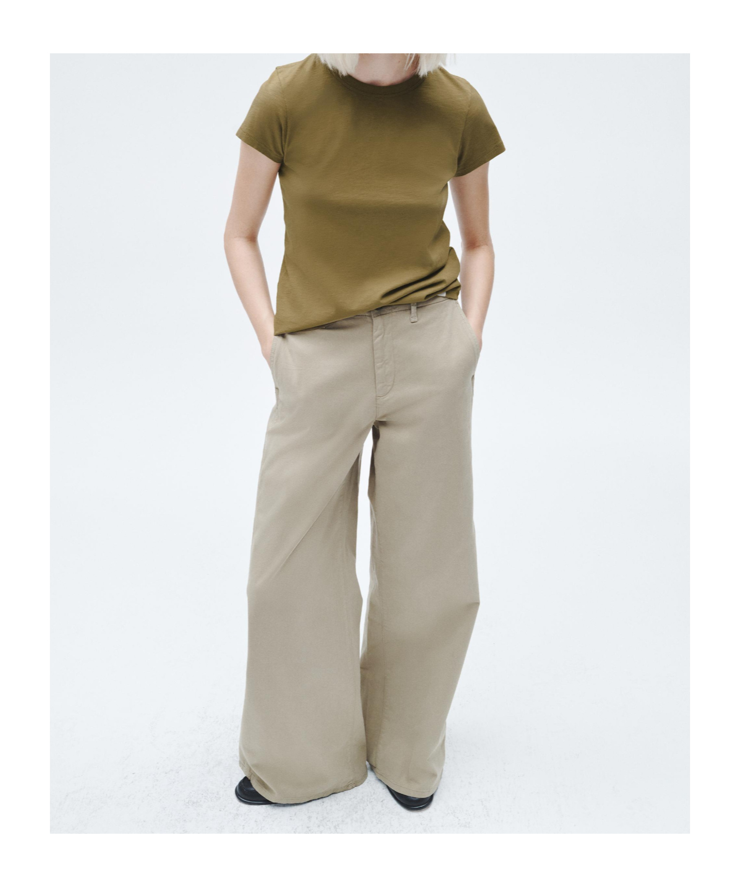 Rag & Bone Short-sleeved T-shirt In Military Olive