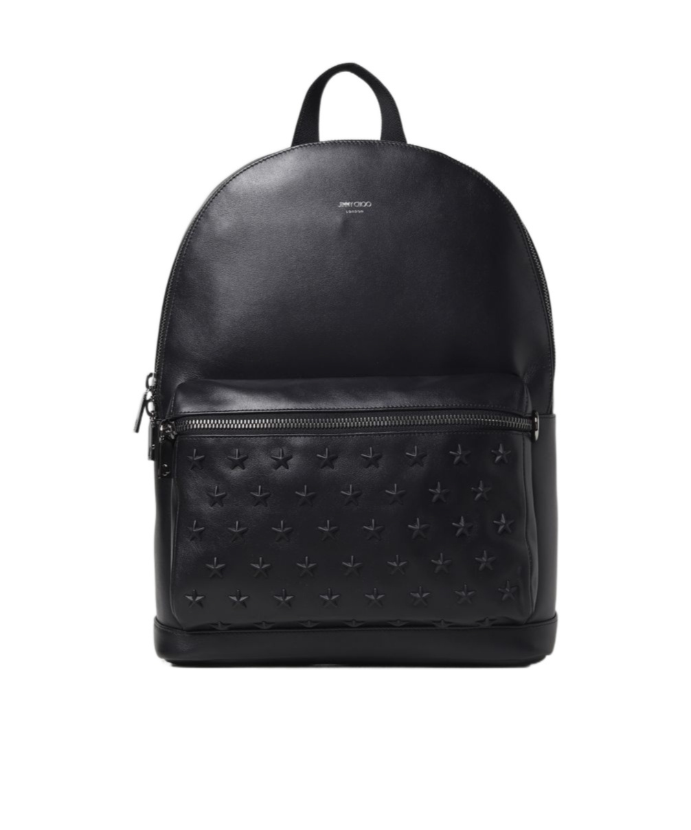 Jimmy Choo Zippered Backpack In Black
