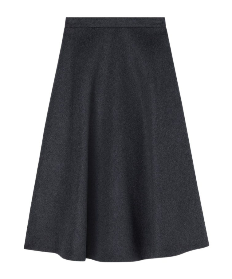 Rohe A-line Midi Skirt In Black