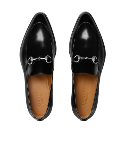 Gucci Horsebit-deatil Leather Loafers In Black