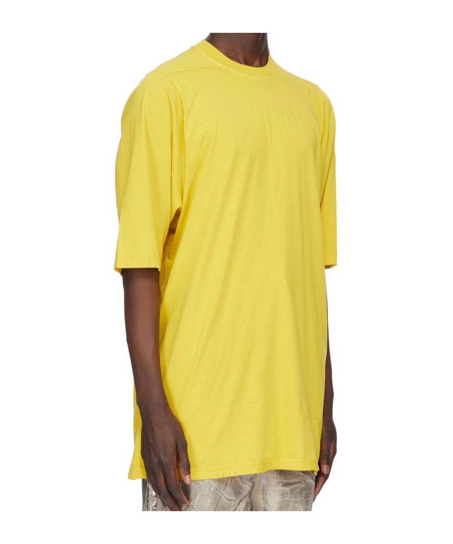 Rick Owens Drkshdw Short-sleeved T-shirt In Yellow