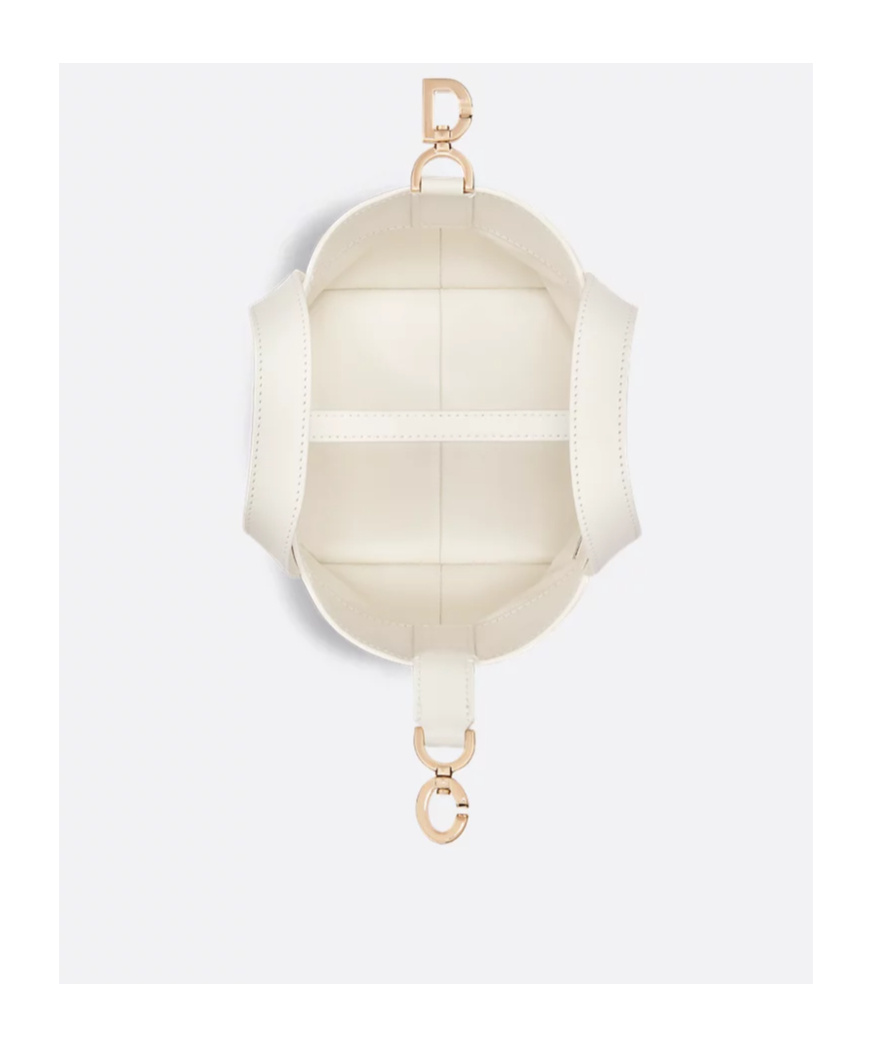 Dior Micro Toujours Vertical Bag In Milky White