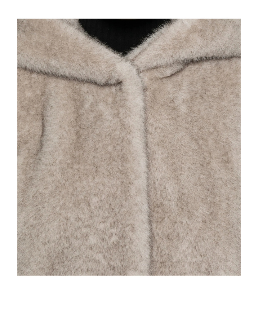 Antonelli Kapuzenjacke Mit Elastischem Saum In Brown