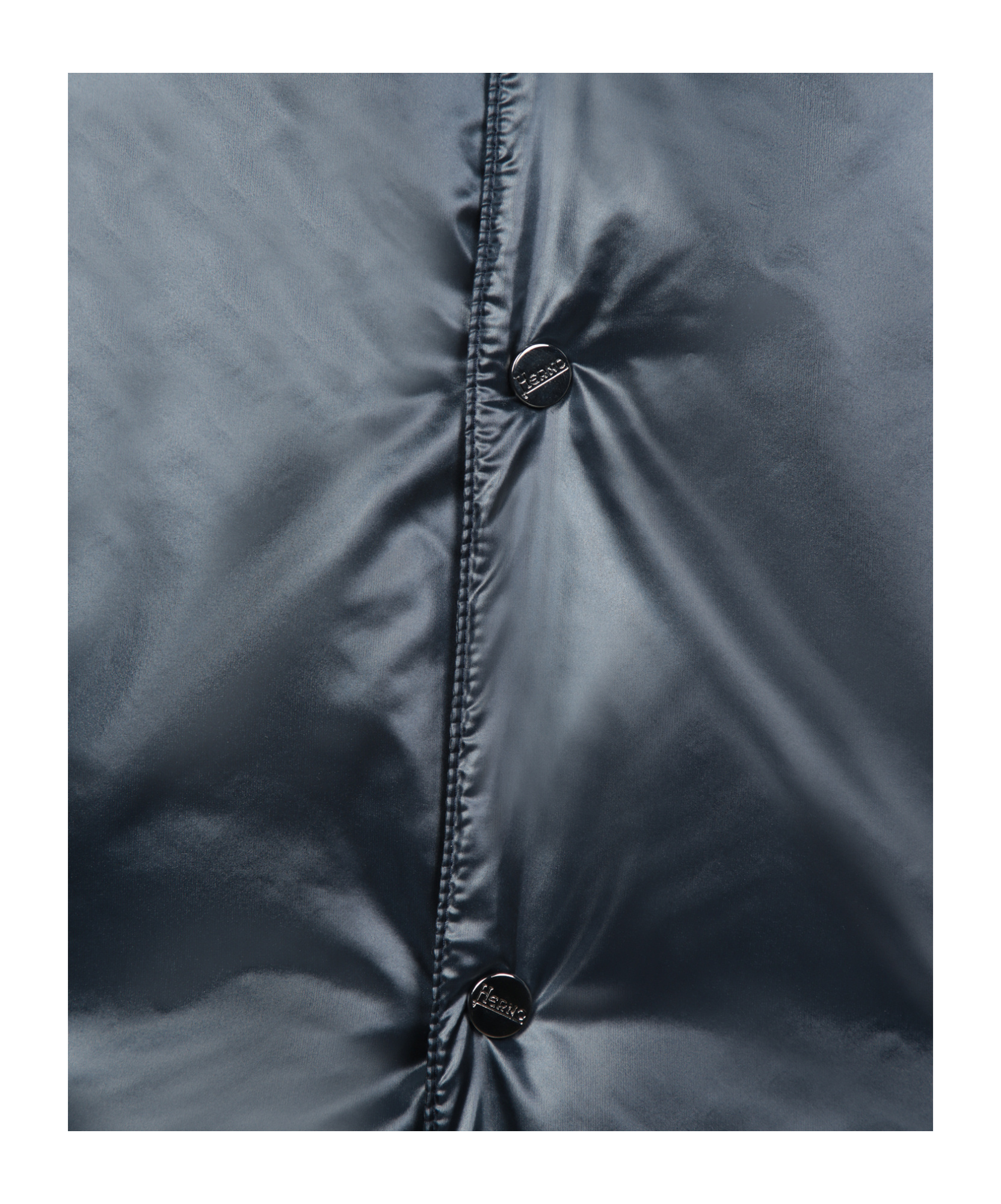 Herno Press-stud Fastened Padded Jacket In Black