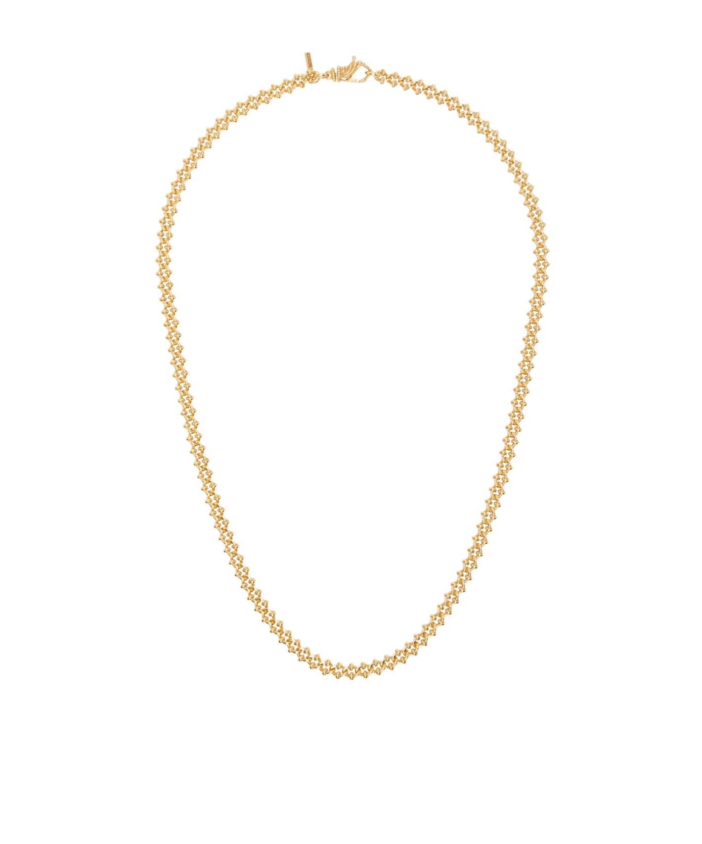 Emanuele Bicocchi Plated Knot Chain Necklace In Yellow