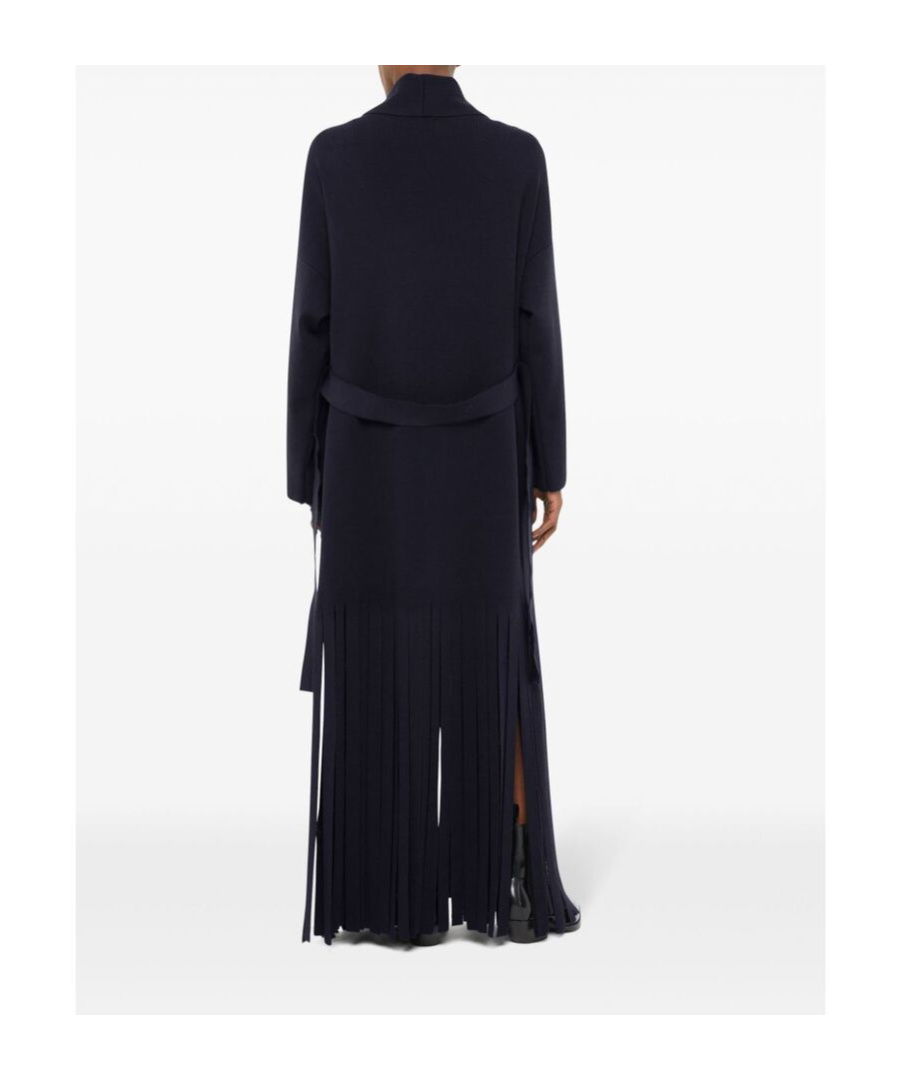 Alanui Logo-plaque Cashmere-silk Blend Cardigan In Black
