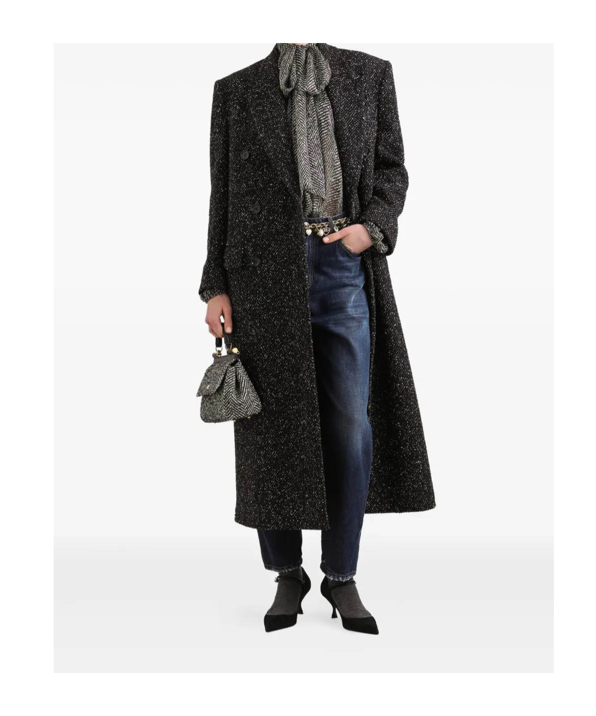 Dolce & Gabbana High-waisted 5-pocket Jeans Faded Effect In Blue