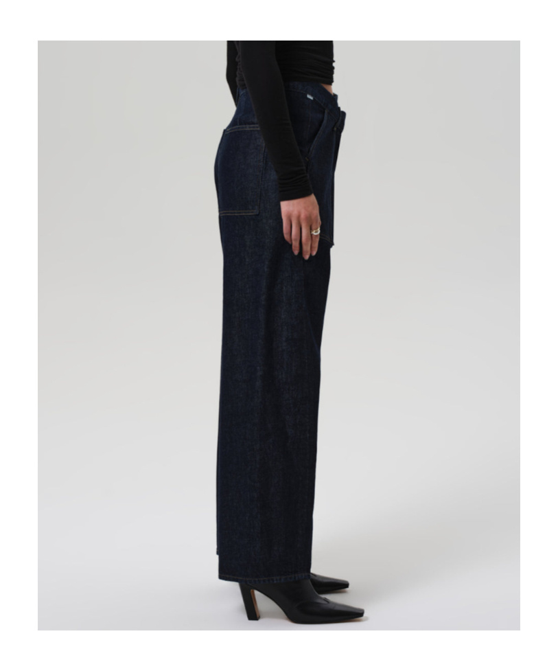 Citizen Of Humanity Ines Utility Trouser In Blue