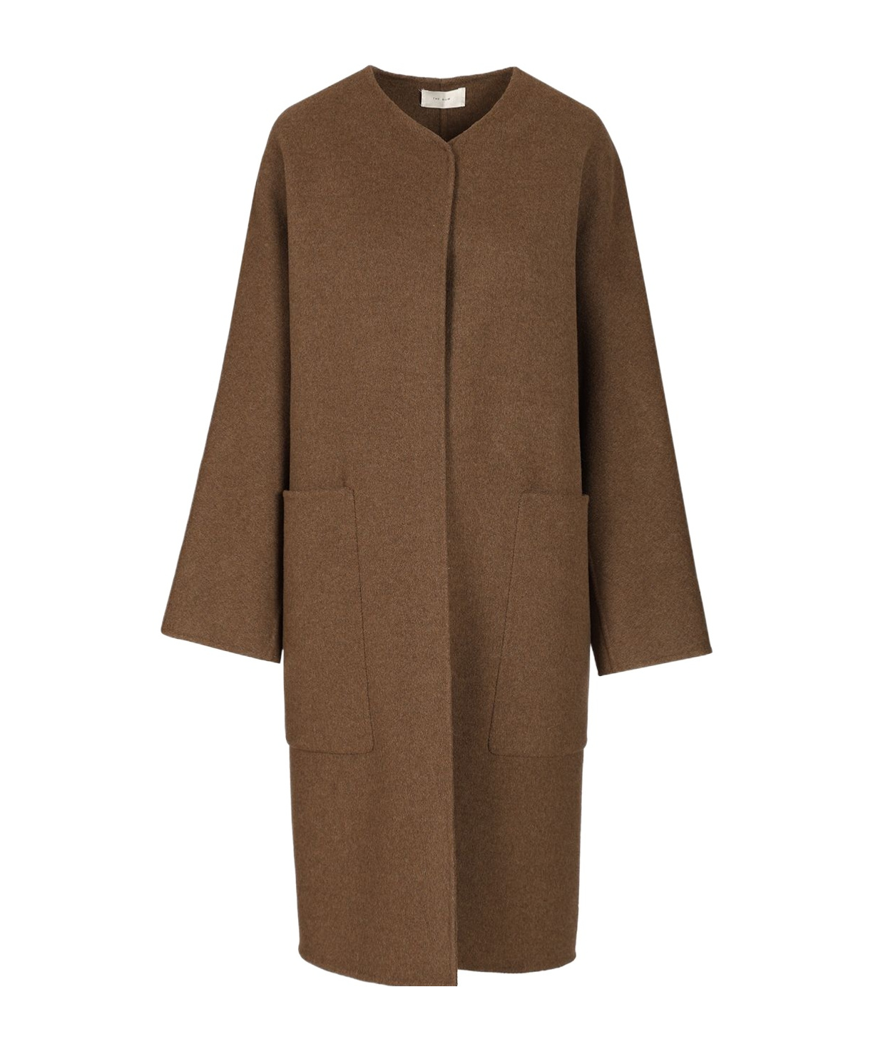 The Row Long-sleeved Coat In Green