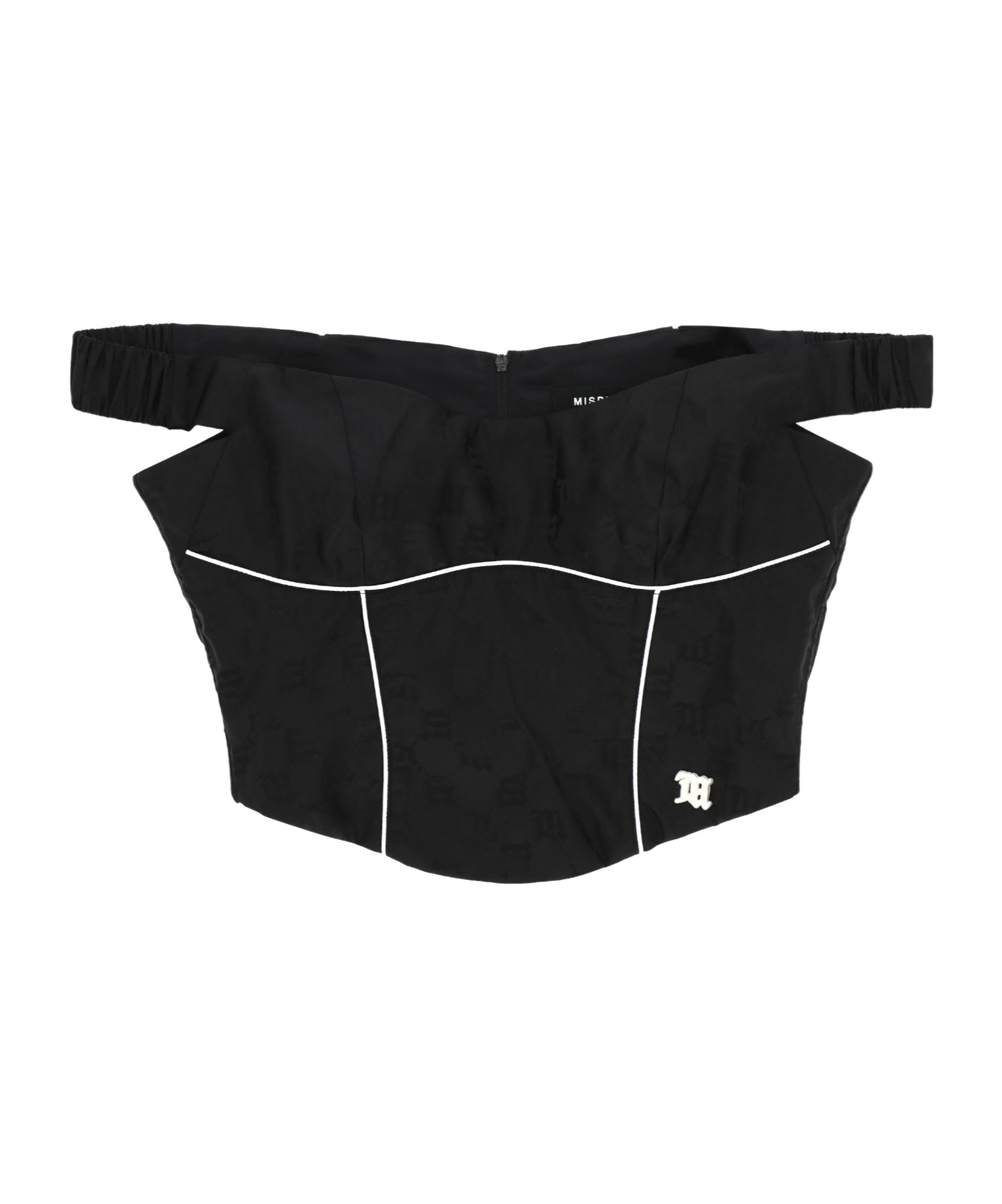 Misbhv Monogram Nylon Corset Top