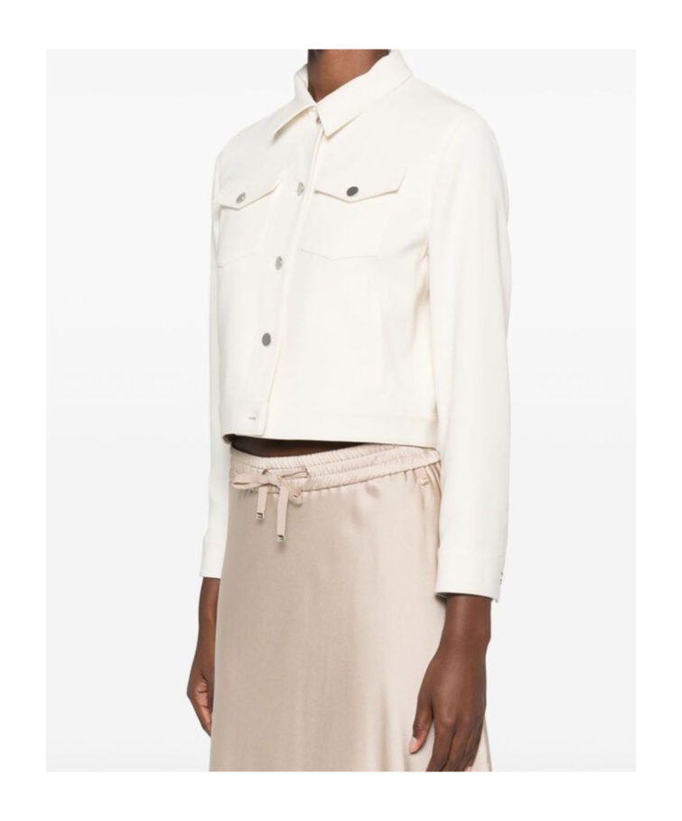 Theory Shrunken Jacket In White