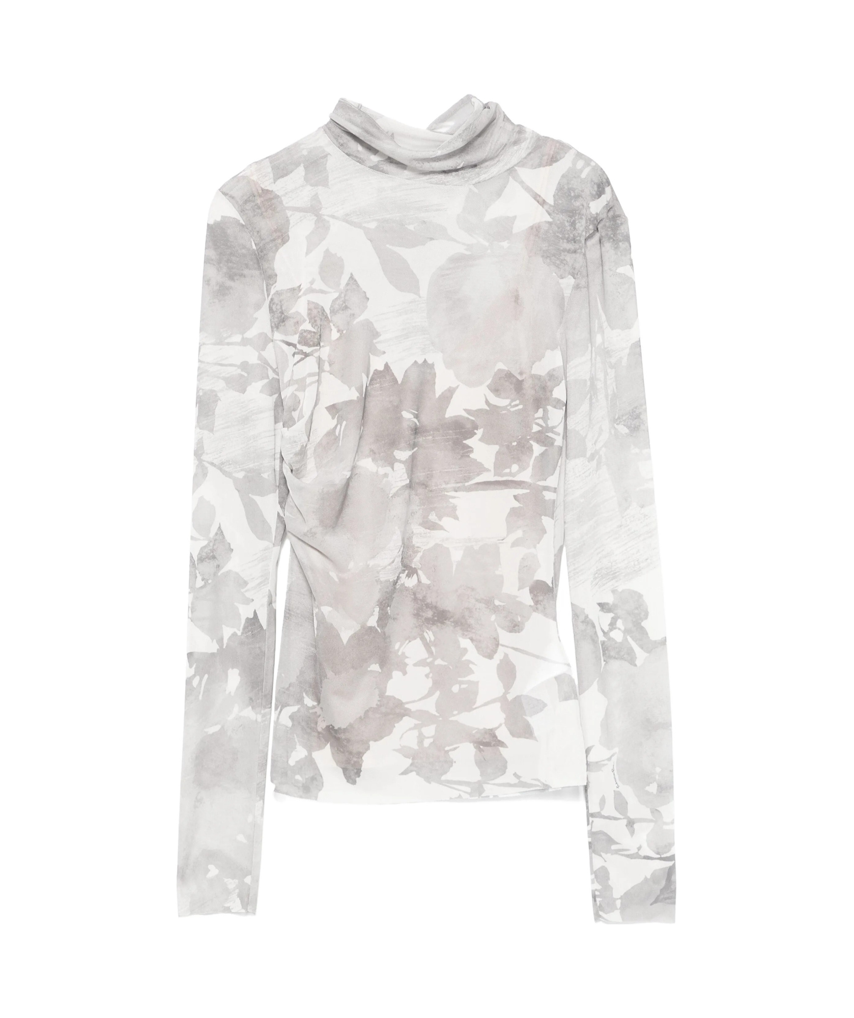 Shop Patrizia Pepe Floral-print Top In White