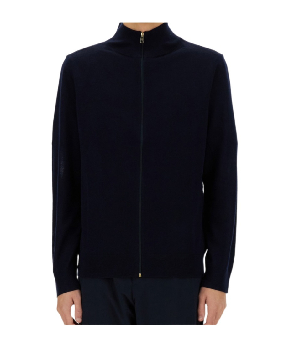 Shop Paul Smith Full-zip Cardigan In Black