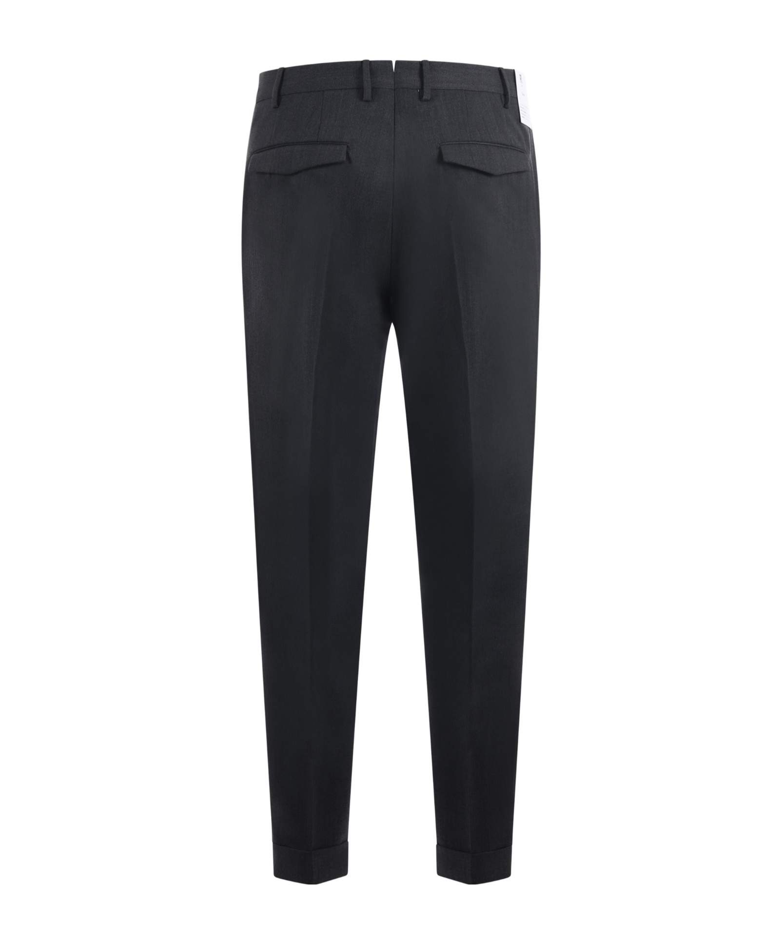 Pt01 Pantaloni Torino Virgin Wool Tailored Trousers In Black