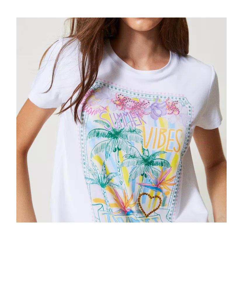 TWINSET GRAPHIC-PRINT T-SHIRT
