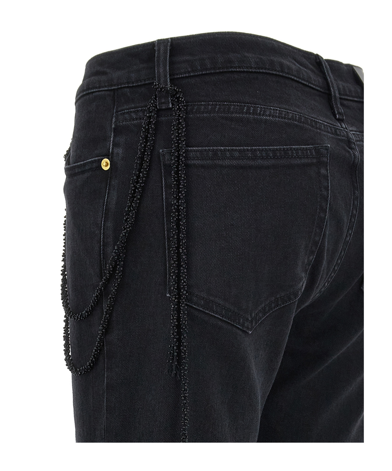 Shop Darkpark Classic Michelle Denim Jeans In Black