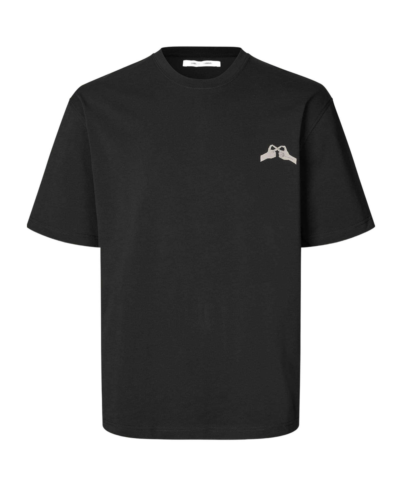 Samsoe & Samsoe Samsøe Samsøe Saflorian Graphic Printed T-shirt In Black