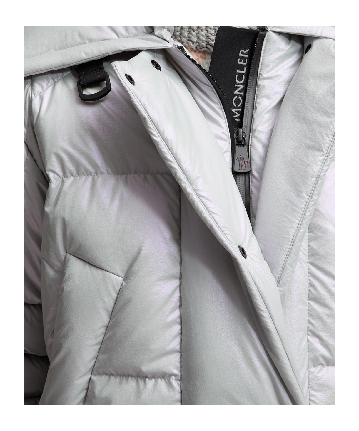 Moncler Jeita Down Ski Jacket In Gray