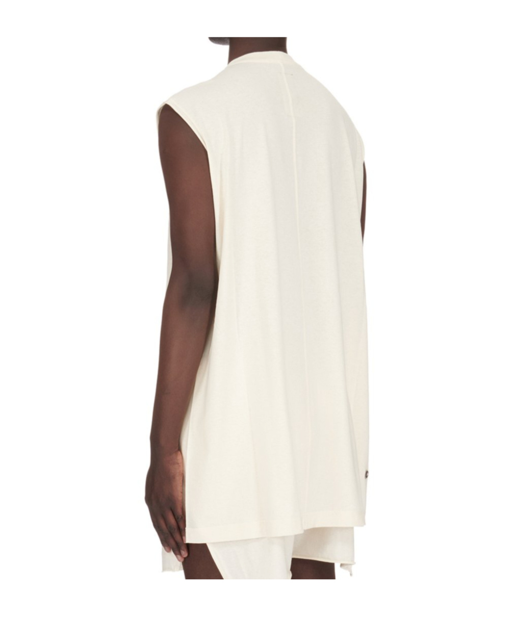 Rick Owens Tarp T Cotton Tank Top In White